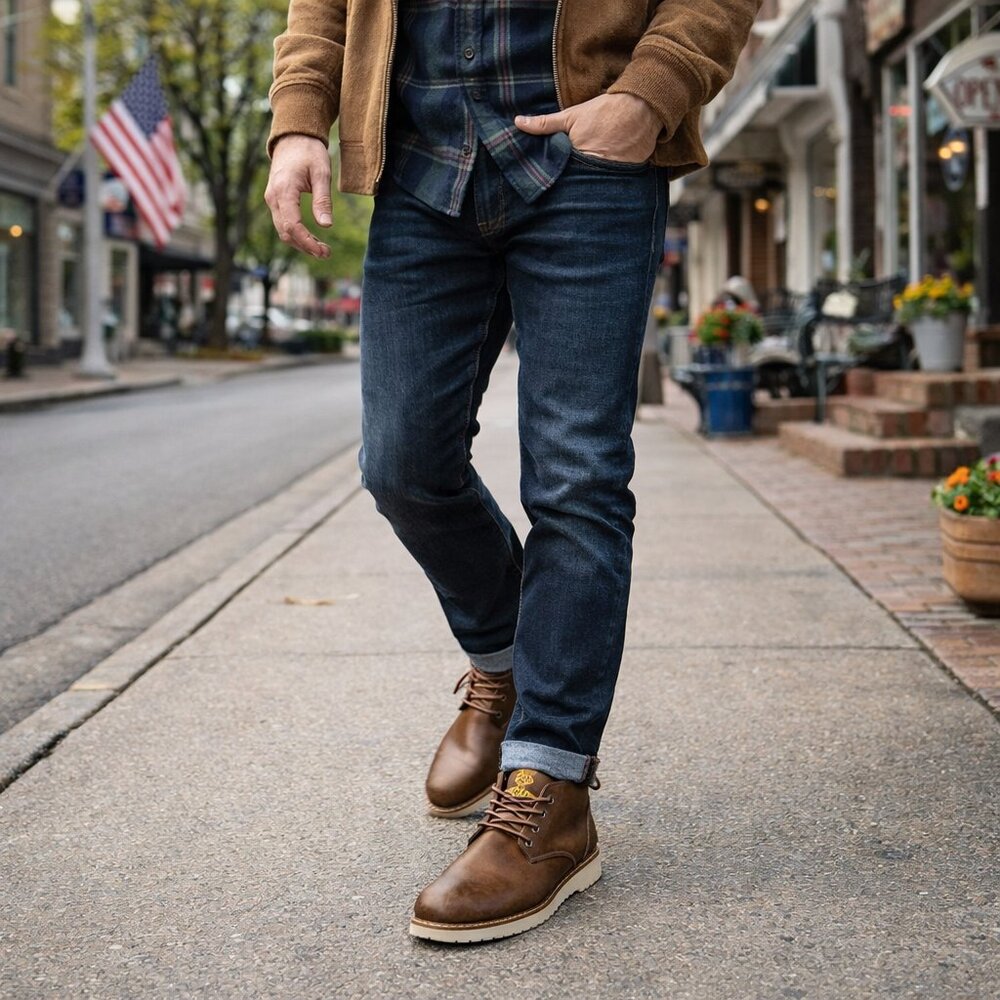 NWT: Buffalo David Bitton Brown Metcalf Chukka Men's Boots, Size 11